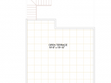 800 - Terrace Floor Plan [East Facing -2 Bed Room]