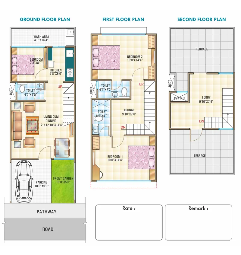 3 BHK Row House
