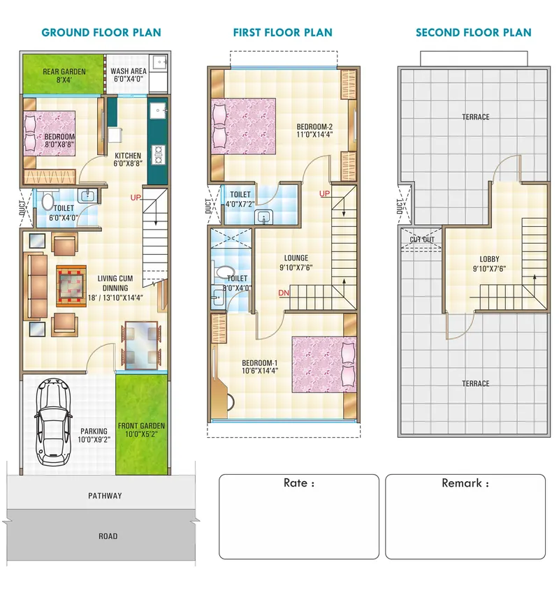 3 BHK Row House