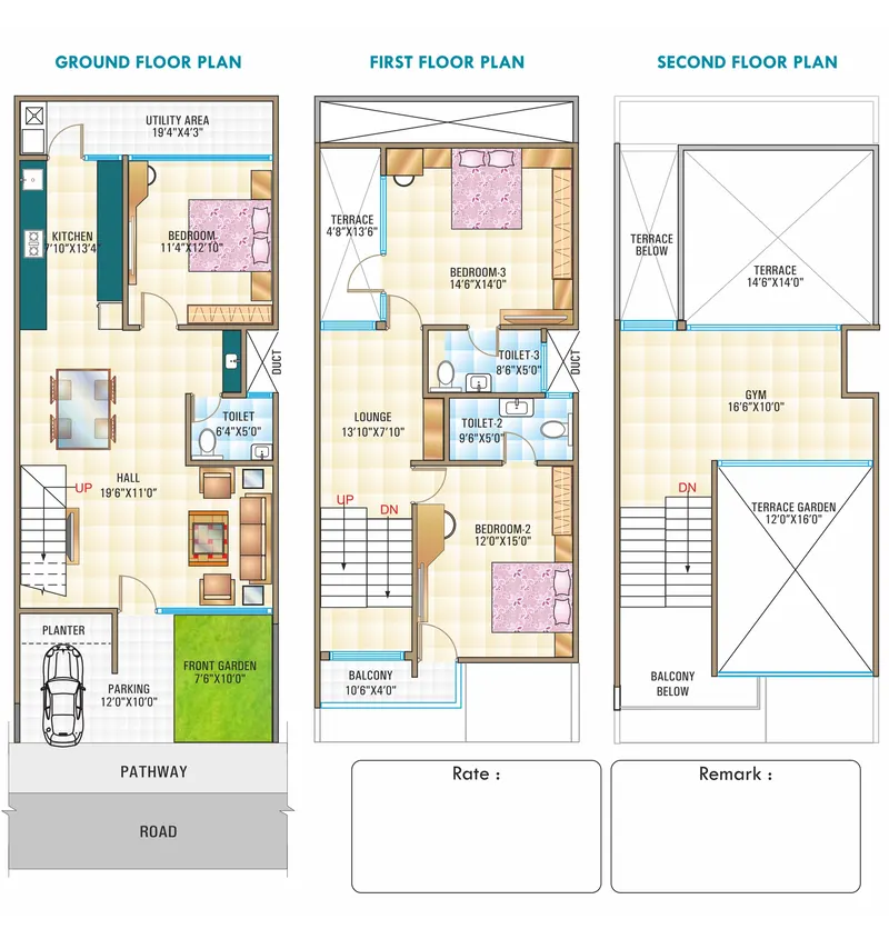3 BHK Row House